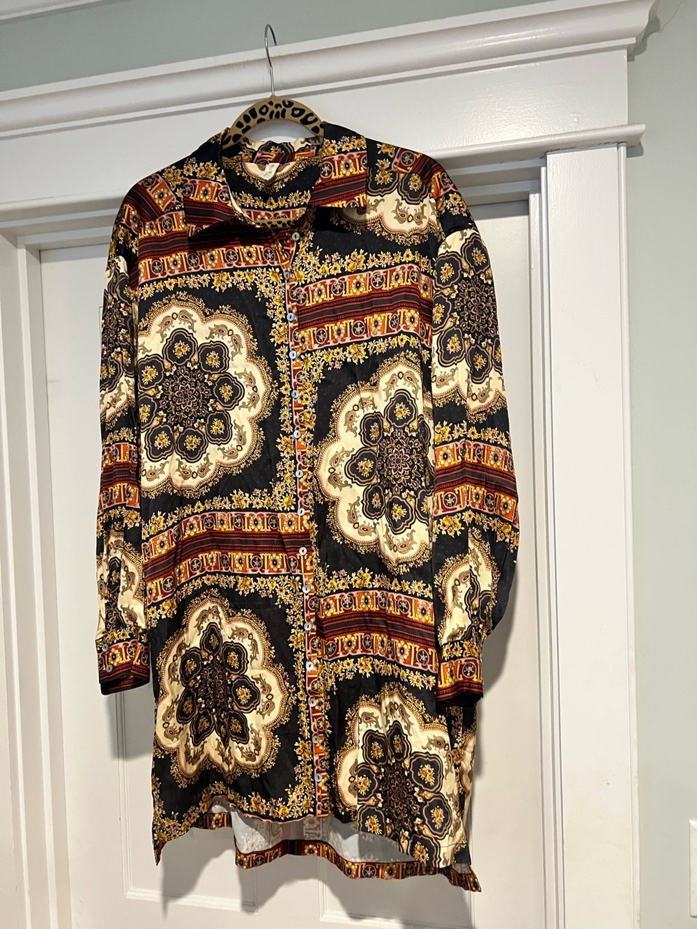 Spell x Baby Anything Rumor Shirt Dress - Sz M - Picture 4 of 11